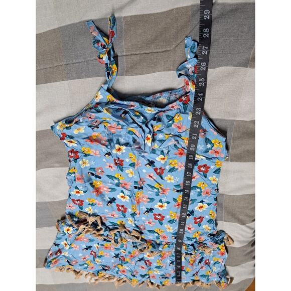 Kinderkind Little Girls Sleeveless Hibiscus Dress Size 7 - Picture 8 of 10